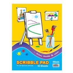 Bazic Products 9 in. W X 12 in. L Scribble Pad 50 sheet