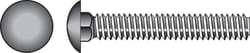 HILLMAN 1/4 in. X 1-1/4 in. L Zinc-Plated Steel Carriage Bolt 100 pk