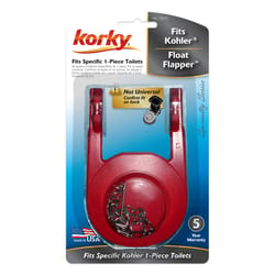 Korky Fits Kohler Rialto Float Toilet Flapper Silver