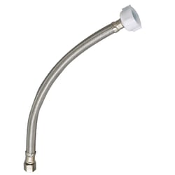 Plumb Pak EZ 3/8 in. Compression in. X 7/8 in. D Ballcock 12 in. Stainless Steel Toilet Supply Line