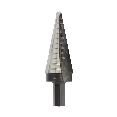 Irwin Unibit 3/16 to 7/8 in. X 6 in. L High Speed Steel Step Drill Bit  Square Shank 1 pc - Ace Hardware