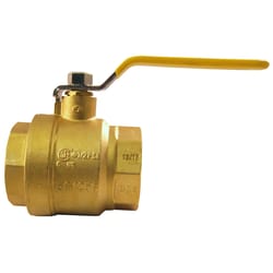 Apollo 94A Series 2 in. Brass FNPT Ball Valve Full Port Quarter-Turn Lever For Water/Oil/Gas