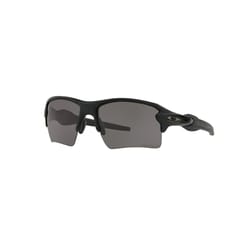 Oakley Flak Unisex Matte Black Frame Gray Lens Polarized Sunglasses