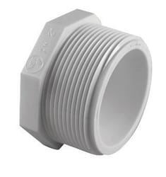 Charlotte Pipe Schedule 40 1-1/4 in. MPT X 1-1/4 in. D FPT PVC Plug