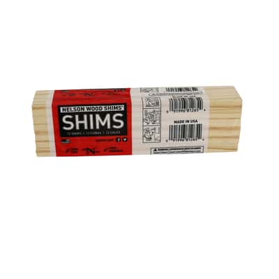 Nelson Wood Shims 1.5 in. W X 8 in. L Wood Shim 12 pk - Ace Hardware