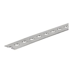 SteelWorks 0.074 in. X 1.38 in. W X 72 in. L Steel Slotted Flat Bar SteelWorks 0.074 in. X 1.38 in. W X 72 in. L Steel Slotted Flat Bar