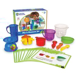 Learning Resources Primary Science Mix & Measure Set Multicolored 22 pc