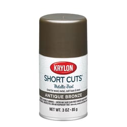 Krylon Short Cuts High-Gloss Antique Bronze Spray Paint 3 oz