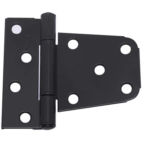 Commercial Heavy-Duty Aluminum, Horizontally Adjustable Estate Gate Hinge  For 2 Aluminum Fence Gate Frame (Black)