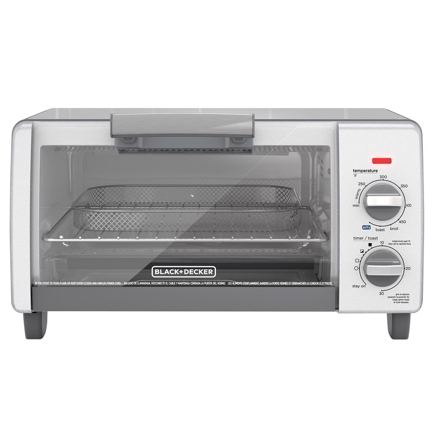 Black+Decker Crisp ‘N Bake Stainless Steel Silver 4 slot Toaster Oven 8 in. H X 15 in. W X 11 in. D Sansujyuku sansujyuku.com