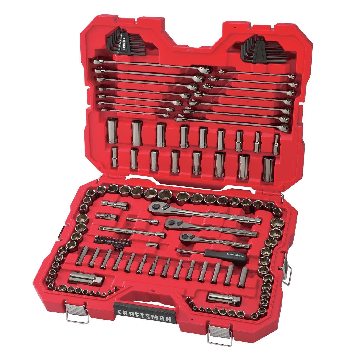 Under tools. JOBSMART 312 piece Mechanic Tool Set.