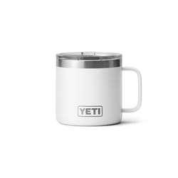 YETI Rambler 14 oz White BPA Free Mug with MagSlider Lid