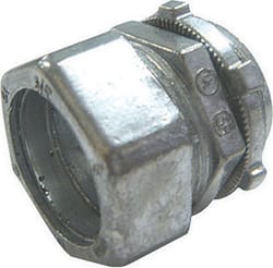 Sigma Engineered Solutions ProConnex 1/2 in. D Die-Cast Zinc Compression Connector For EMT 50 pk