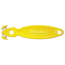 Allway 5-1/2 in. Fixed Blade Film Cutter Yellow 1 pk