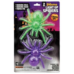 Shawshank LEDz LED Light Up Spiders 2 pk