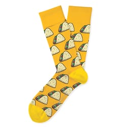 Two Left Feet Unisex Taco Tuesday Novelty Socks Multicolored