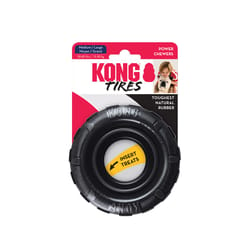 Boss Pet Kong Black Rubber Tires Dog Toy 1 pk