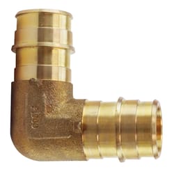 Apollo PEX-A 3/4 in. Expansion PEX in to X 3/4 in. D Barb Brass 90 Degree Elbow