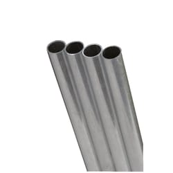 K&S 1/8 in. D X 3 ft. L Round Aluminum Tube