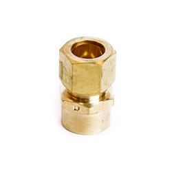 ATC 1/2 in. Compression X 3/8 in. D FPT Brass Coupling