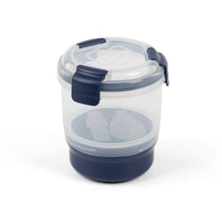 Progressive SnapLock 4 cups Blue/Mint/White Snack Container 1 pk