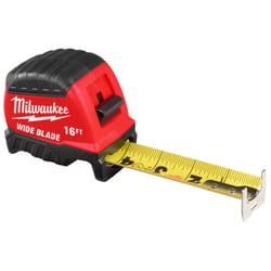 Milwaukee Stud 16 ft. L X 1-5/16 in. W Tape Measure 1 pk