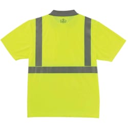 Ergodyne GloWear Reflective Polo Safety Tee Shirt Lime S