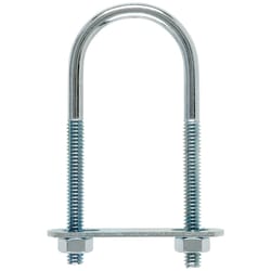 Hampton 1/4 in. S X 1-3/8 in. W X 3-3/8 in. L Coarse Zinc-Plated Steel U-Bolt