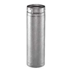 DuraVent 4 in. D X 60 in. L Galvanized Steel Double Wall Stove Pipe