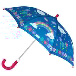 Stephen Joseph Multicolored Rainbow 28 in. D Umbrella
