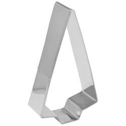 R&M International Corp International Corp 4 in. L Triangle Tree Cookie Cutter Silver 1 pc