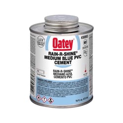 Oatey Rain-R-Shine Blue Cement For PVC 16 oz