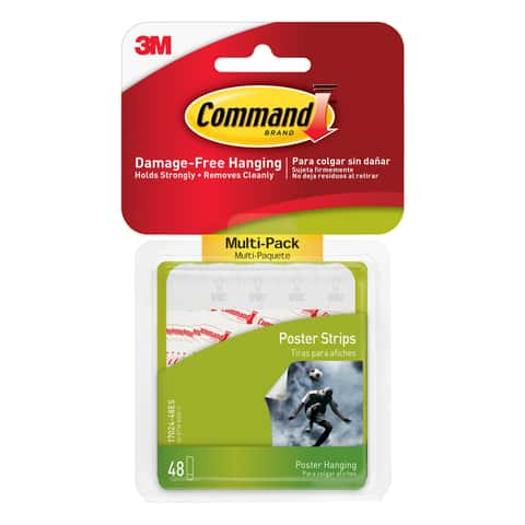 3M Command Mini Foam Adhesive Strips 1.177 in. L 12 pk - Ace Hardware