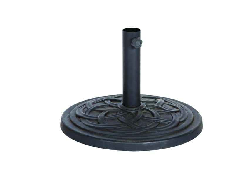 Bond Black Envirostone Umbrella Base 17.7 in. L x 17.7 in. W x 13.18 in
