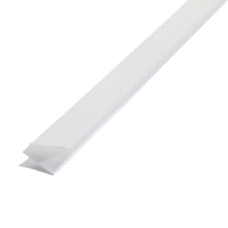 M-D BUILDING PRODUCTS White Plastic Weatherstrip For Windows 204 in. L X 0.38 in.