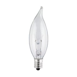 Westinghouse 25 W CA8 Decorative Incandescent Bulb E12 (Candelabra) Warm White 25 pk