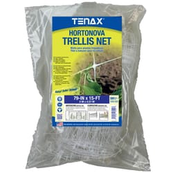 Tenax 6.5 ft. H X 15 ft. L Polyethylene Vegetable Support Fence White