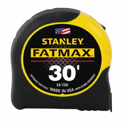 Stanley FatMax 30 ft. L X 1.25 in. W Compact Wide Blade Tape Measure 1 pk