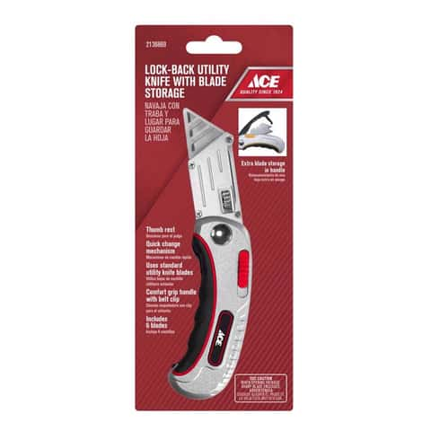 Grip-Rite 7/8-in 1-Blade Utility Knife in the Utility Knives department at