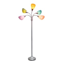 Simple Designs 67 in. Multicolor Floor Lamp