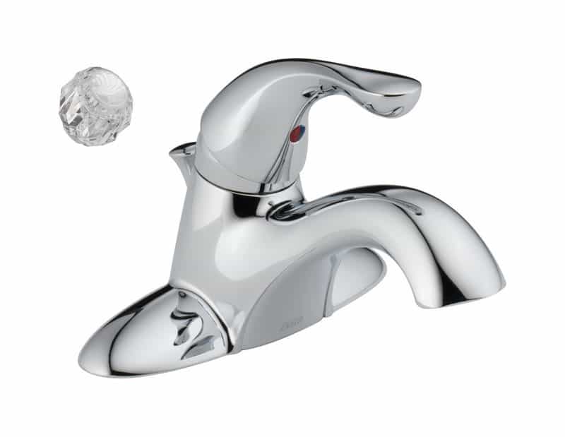 Delta Classic Single Handle Lavatory Faucet 4 in. Chrome Ace Hardware