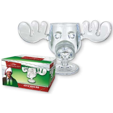 National Lampoon's Christmas Vacation Moose Acrylic Wineglasses, 2-Pack