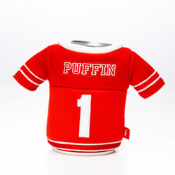 Puffin Drinkwear 12 oz Red/White Polyester Bottle Holder