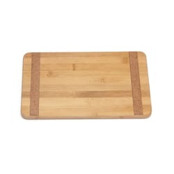 Lipper International 11.75 in. L X 7.75 in. W X 0.63 in. Bamboo Cutting Board