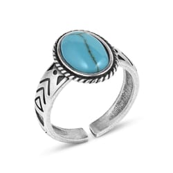 Montana Silversmiths Women's Uncovered Beauty Turquoise Blue/Silver Ring Water Resistant