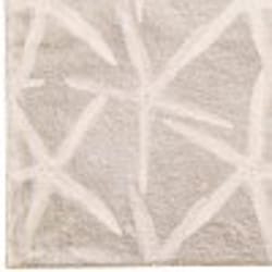 Cozy Living 21 in. W X 54 in. L Beige Starfish Toss Polyester Accent Rug