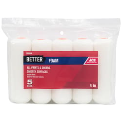 Ace Better Foam 4 in. W Mini Paint Roller Cover 5 pk