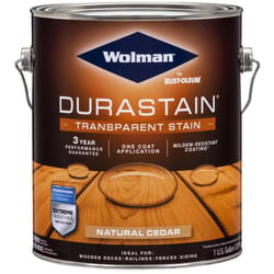 Wolman RainCoat Transparent Gloss Natural Cedar Water-Based Acrylic Copolymer One Coat Stain 1 gal