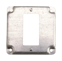 Steel City Square Steel 1 gang 4 in. H X 4 in. W Outlet Box Cover