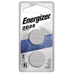 Energizer Lithium 2025 3 V Electronic/Watch Battery 2 pk